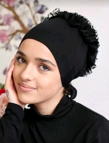 Volumising hijab cap tie back - hijab,
