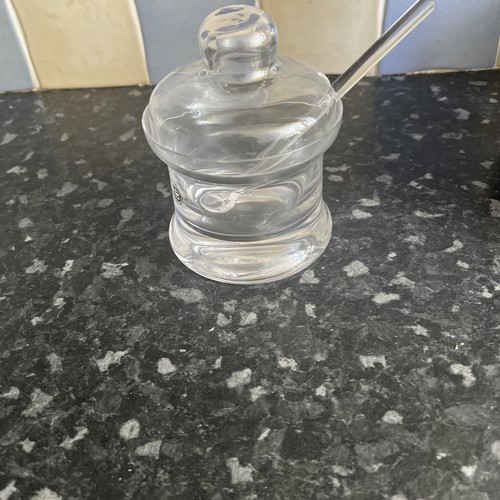 Dartington vintage glass jam - vintage,