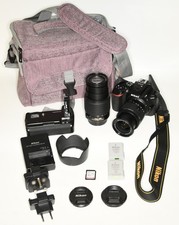 Nikon D5600 DSLR Camera + 2x