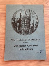 1930s/40s Booklet Historical Medallions In The Winchester Cathedral Embroideries