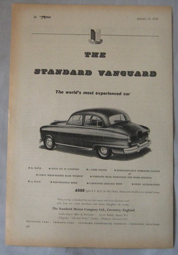 1954 standard vanguard - 1954,