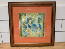 Sally Harrison Australian Aboriginal Art Print on Canvas - Framed and Glazed