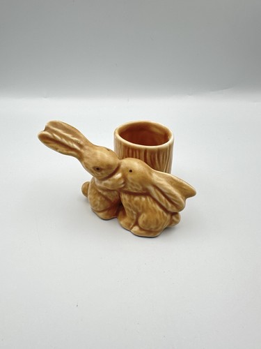 Sylvac bunny rabbits kissing - sylvac,