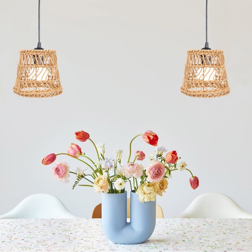 Imitated woven lamp shade - ,