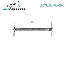 Brake hose line pipe rear - hose,