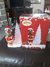 Davronics Meerkat Christmas Tree. lights up.  8ins. boxed and rare