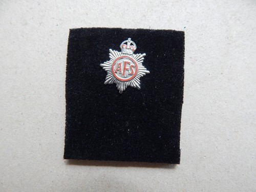 Auxiliary fire service lapel - fire,