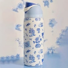 Owala Freesip 32oz Delft Cat