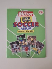 Daily Mirror Soccer Sticker Album  86-87 Season Football - 20 Percent Complete