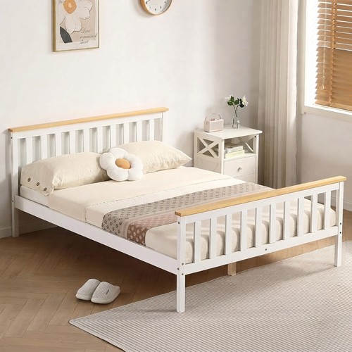 Stylish 4ft6 double bed frame - bed,
