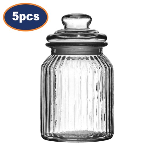 5pcs 990ml clear glass - 990ml, tea
