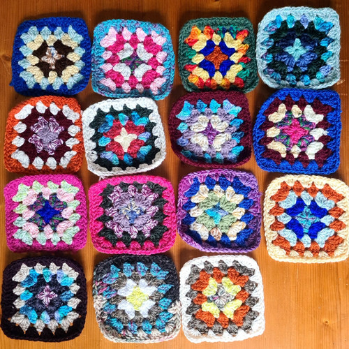 Handmade crochet granny
