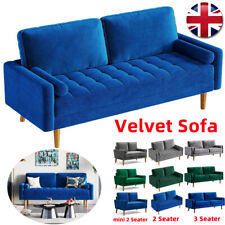 2 / 3 Seater Teddy Velvet Sofa