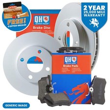 QH Front Brake Discs & Pads Peugeot 206 Petrol Hatchback 1.4 1.6 2.0 1999-2009