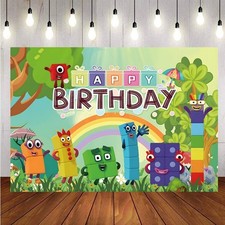Numberblocks Backdrop Kids
