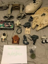 vintage star wars job lot/bundle of ships/vehicles and miscellaneous spares