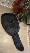 Padded Double Bass Gig-Bag with Wheels, 3/4, Black