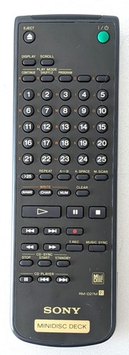 Sony d27m minidisc deck - minidisc,