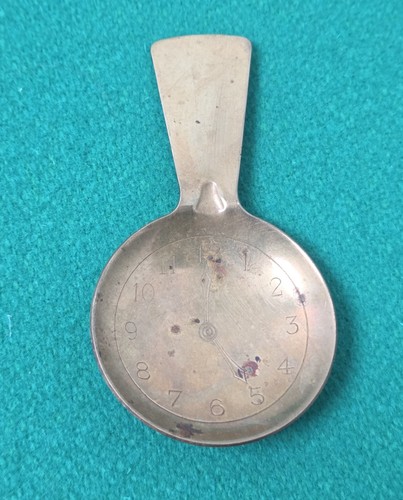 Small brass clockface tea - brass,
