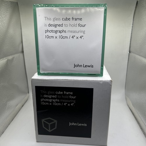 John lewis glass - glass, cube