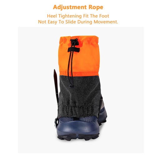 Short silicone coated gaiters - coated,