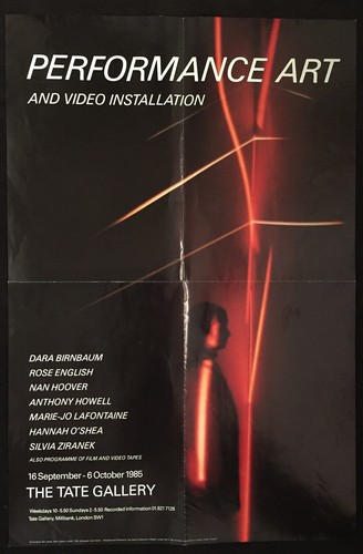 Tate gallery 1985 performance - gallery,