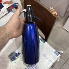 vintage SODA SYPHONS blue 