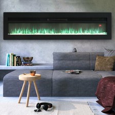 LED Electric Wall Fireplace 9