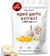 Odorless garlic 7500mg per - odorless,