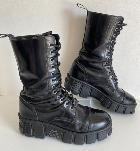 New rock black - rock, leather