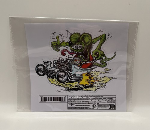 Rat fink sticker decal hot - fink,