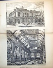 Antique Old Print Wrought