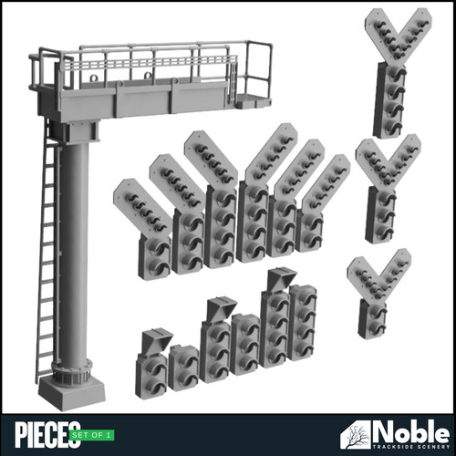 Signal gantry aspect - signal, heads