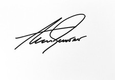 Alan Shearer HAND SIGNED 6x4
