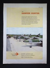Original 1955 Advert Hawker