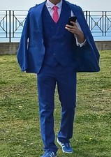 Royal blue Suit