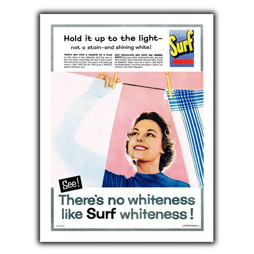 Surf washing powder sign metal - surf,