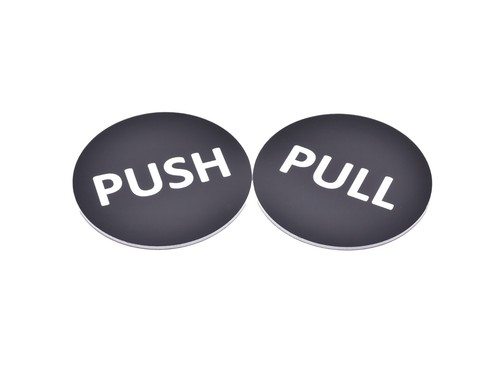 Push pull circular adhesive - push, &
