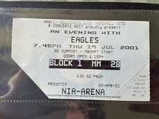 Eagles  Ticket 2001