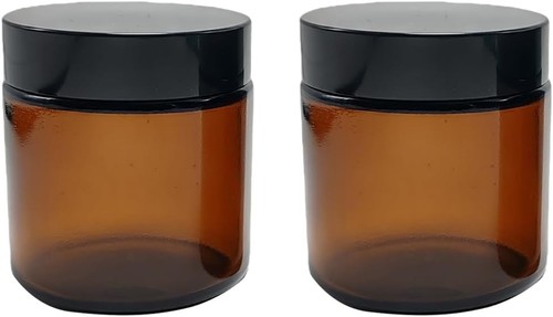2pcs 100g 3oz empty brown - 100g/3.3oz,