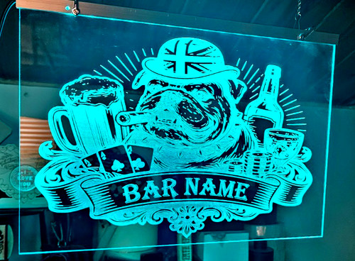 Light bar sign - light,