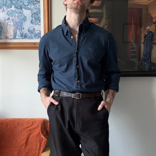 Versace vintage navy - , patterned