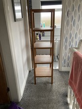 IKEA Vintage Molger Wooden Storage Slatted Shelf Unit