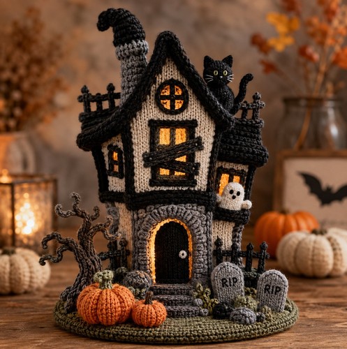 Crooked haunted house - crooked,