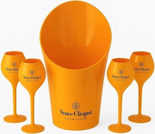 Veuve clicquot ice bucket with - bucket,