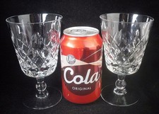 Pair royal brierley crystal - brierley,