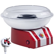 HOMCOM Cotton Candy Maker Machine Gadgetry Electric Making Candy Floss Red