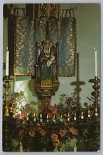 Postcard Statue Our Lady Of Walsingham Slipper Chapel Shrine of Our Lady