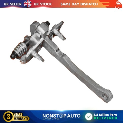 Front door hinge stop check - door,