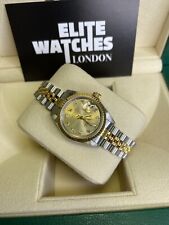 Rolex Datejust 69173 Ladies 26mm 90s Model Box and Papers Factory Diamond Dial